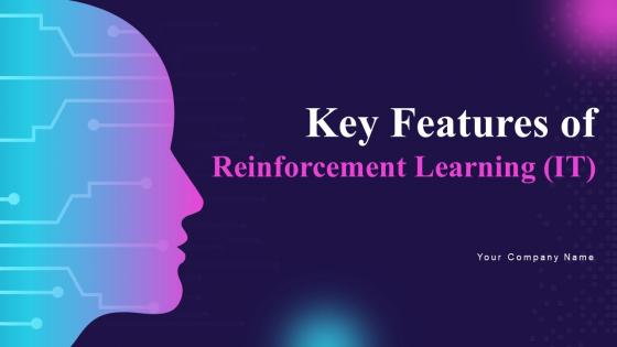 Key Features Of Reinforcement Learning IT Powerpoint Presentation Slides