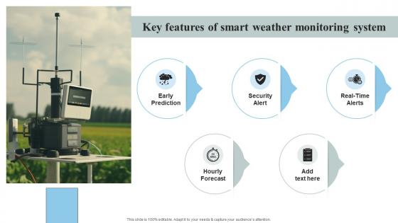 Key Features Of Smart Weather Monitoring System IoT Thermostats To Control HVAC System IoT SS