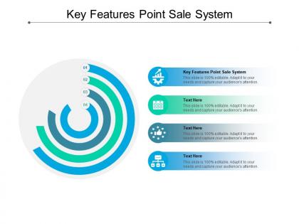 Key features point sale system ppt powerpoint presentation model mockup cpb