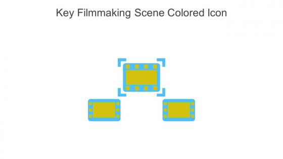 Key Filmmaking Scene Colored Icon In Powerpoint Pptx Png And Editable Eps Format