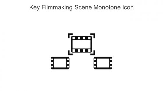 Key Filmmaking Scene Monotone Icon In Powerpoint Pptx Png And Editable Eps Format
