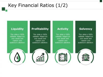 Key financial ratios template 2 powerpoint slide rules