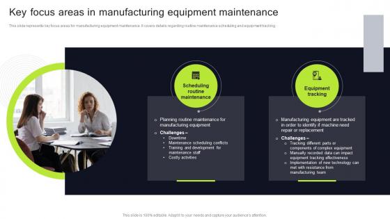 Key Focus Areas In Manufacturing Equipment Execution Of Manufacturing Management Strategy SS V