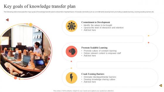 Key Goals Of Knowledge Transfer Plan