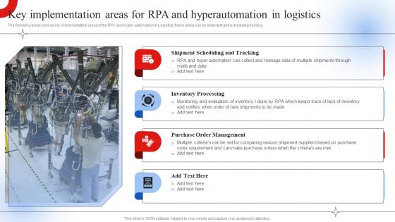 Key Implementation Areas For RPA And Robotic Process Automation Impact On Industries