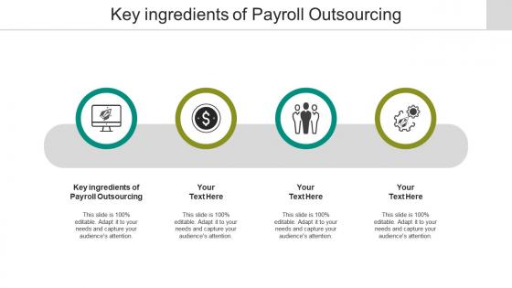 Key ingredients of payroll outsourcing ppt powerpoint presentation pictures graphics cpb