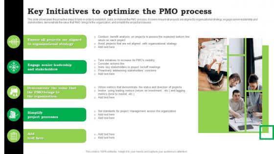 Key Initiatives To Optimize The PMO Process