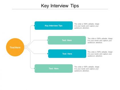 Key interview tips ppt powerpoint presentation file ideas cpb