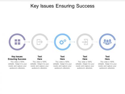 Key issues ensuring success ppt powerpoint presentation pictures images cpb