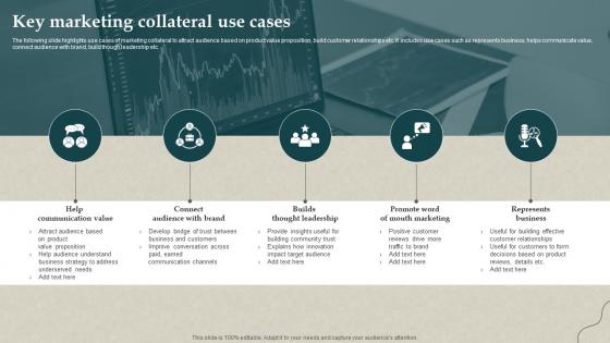 Key Marketing Collateral Use Cases