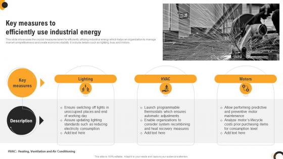 Key Measures To Efficiently Use Industrial Energy