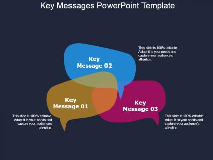 Key messages powerpoint template