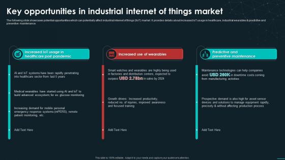 Key Opportunities In Industrial Internet Of Things Market Unveiling The Global Industrial IoT