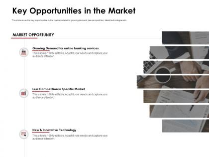 Key opportunities in the market less competition ppt powerpoint presentation smartart