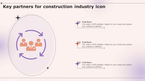 Key Partners For Construction Industry Icon