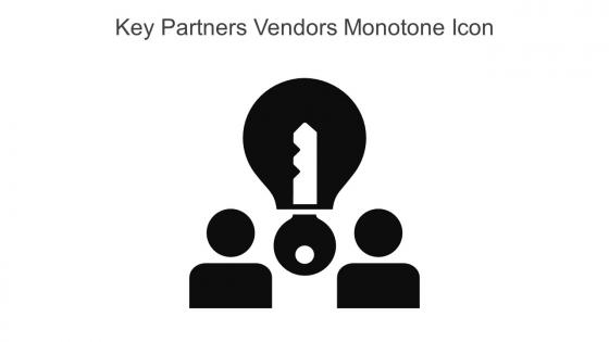Key Partners Vendors Monotone Icon In Powerpoint Pptx Png And Editable Eps Format