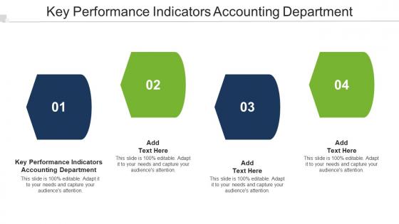 Key Performance Indicators Accounting Department Ppt Powerpoint Icon Cpb