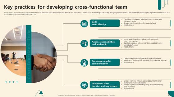 Key Practices For Developing Cross Functional Team