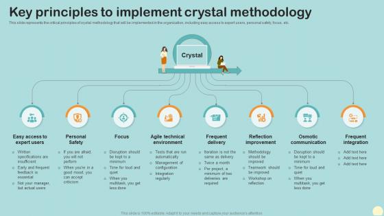 Key Principles To Implement Crystal Methodology Crystal Agile Framework