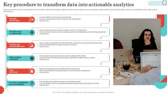 Key Procedure To Transform Data Into Actionable Analytics