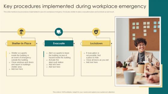 Key Procedures Implemented During Workplace Emergency
