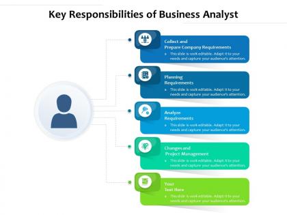 Key responsibilities of business analyst