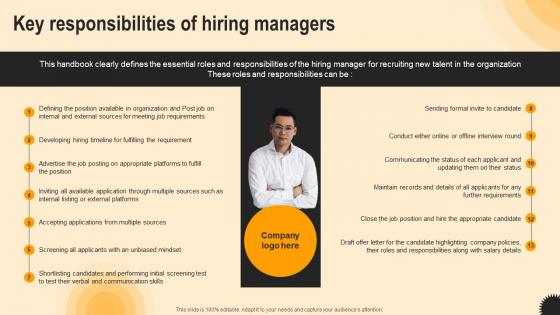 Key Responsibilities Of Hiring Managers Ultimate Guide To Hr Talent Acquisition