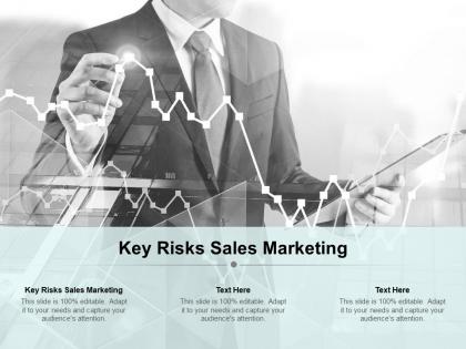 Key risks sales marketing ppt powerpoint presentation portfolio background cpb