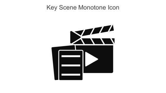 Key Scene Monotone Icon In Powerpoint Pptx Png And Editable Eps Format