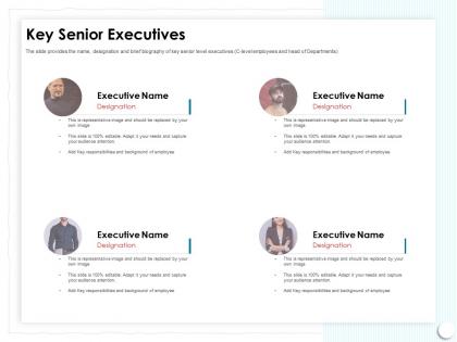 Key senior executives should be ppt powerpoint presentation show influencers