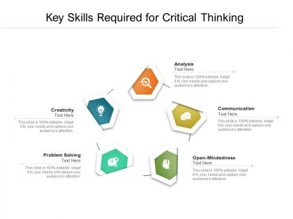 Key skills required for critical thinking