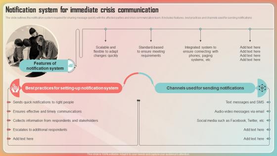 Key Stages Of Crisis Management Notification System For Immediate Crisis Communication