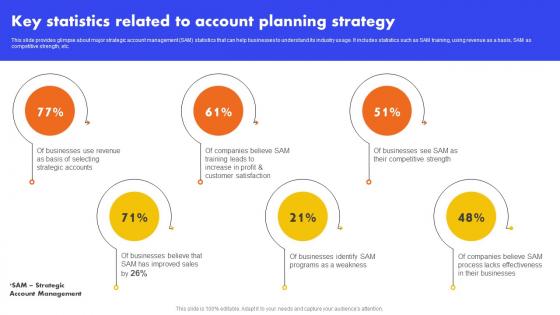 Key Statistics Related To Account Planning Strategy Analyzing And Managing Strategy SS V