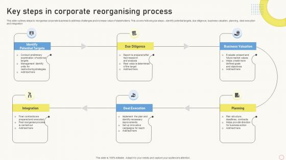 Key Steps In Corporate Reorganising Process