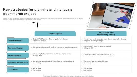 Key Strategies For Planning And Managing Ecommerce Project