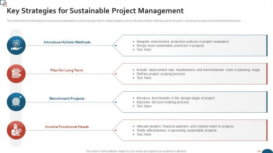 Key Strategies For Sustainable Project Management