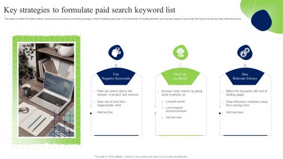 Key Strategies To Formulate Paid Search Keyword List