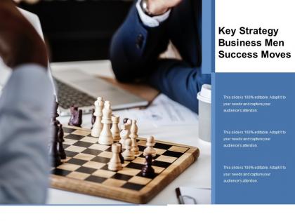Key strategy business men success moves