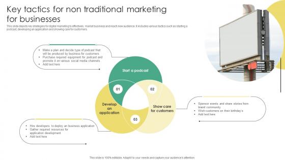 Key Tactics For Non Traditional Marketing For Businesses