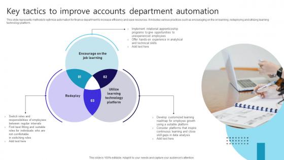 Key Tactics To Improve Accounts Department Automation