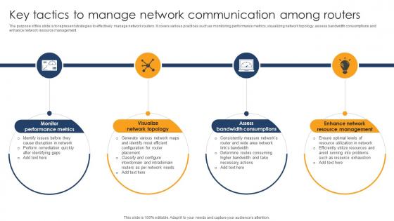 Key Tactics To Manage Network Communication Among Routers