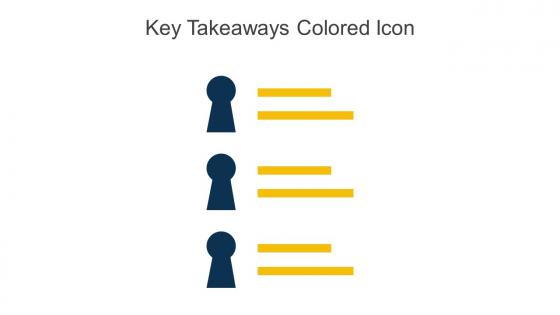 Key Takeaways Colored Icon In Powerpoint Pptx Png And Editable Eps Format
