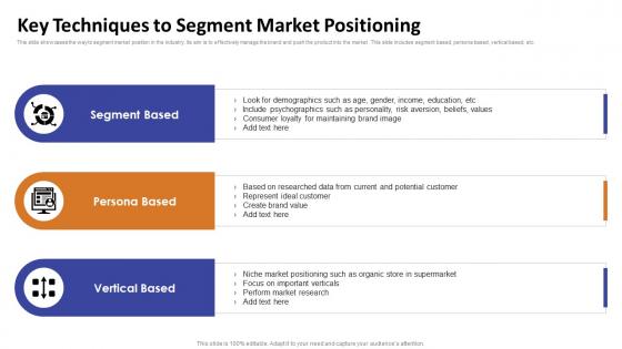 Key Techniques To Segment Market Positioning