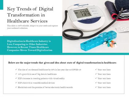 Key trends of digital transformation in healthcare services