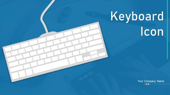 Keyboard icon powerpoint ppt template bundles
