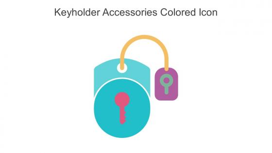 Keyholder Accessories Colored Icon In Powerpoint Pptx Png And Editable Eps Format