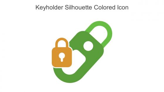 Keyholder Silhouette Colored Icon In Powerpoint Pptx Png And Editable Eps Format