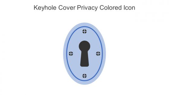 Keyhole Cover Privacy Colored Icon In Powerpoint Pptx Png And Editable Eps Format