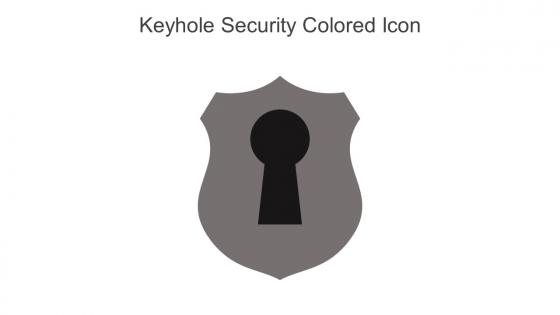 Keyhole Security Colored Icon In Powerpoint Pptx Png And Editable Eps Format
