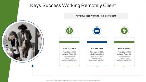Keys Success Working Remotely Client In Powerpoint And Google Slides Cpb